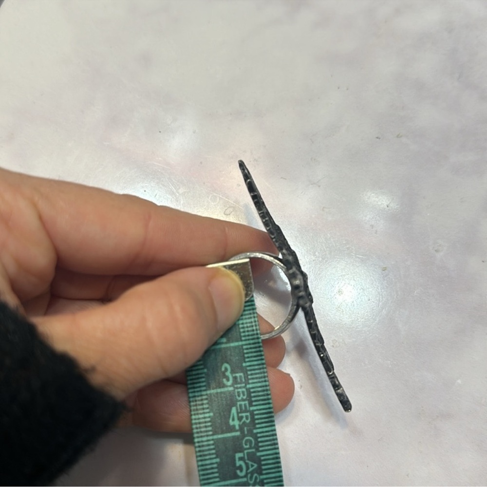 Alchemy Gothic Raven Ring 8 - Picture 10 of 13